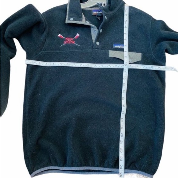 Patagonia Outdoor Hiking Sweater Pull-over Fleece Shirt SYNCHILLA Pullover - Picture 7 of 11